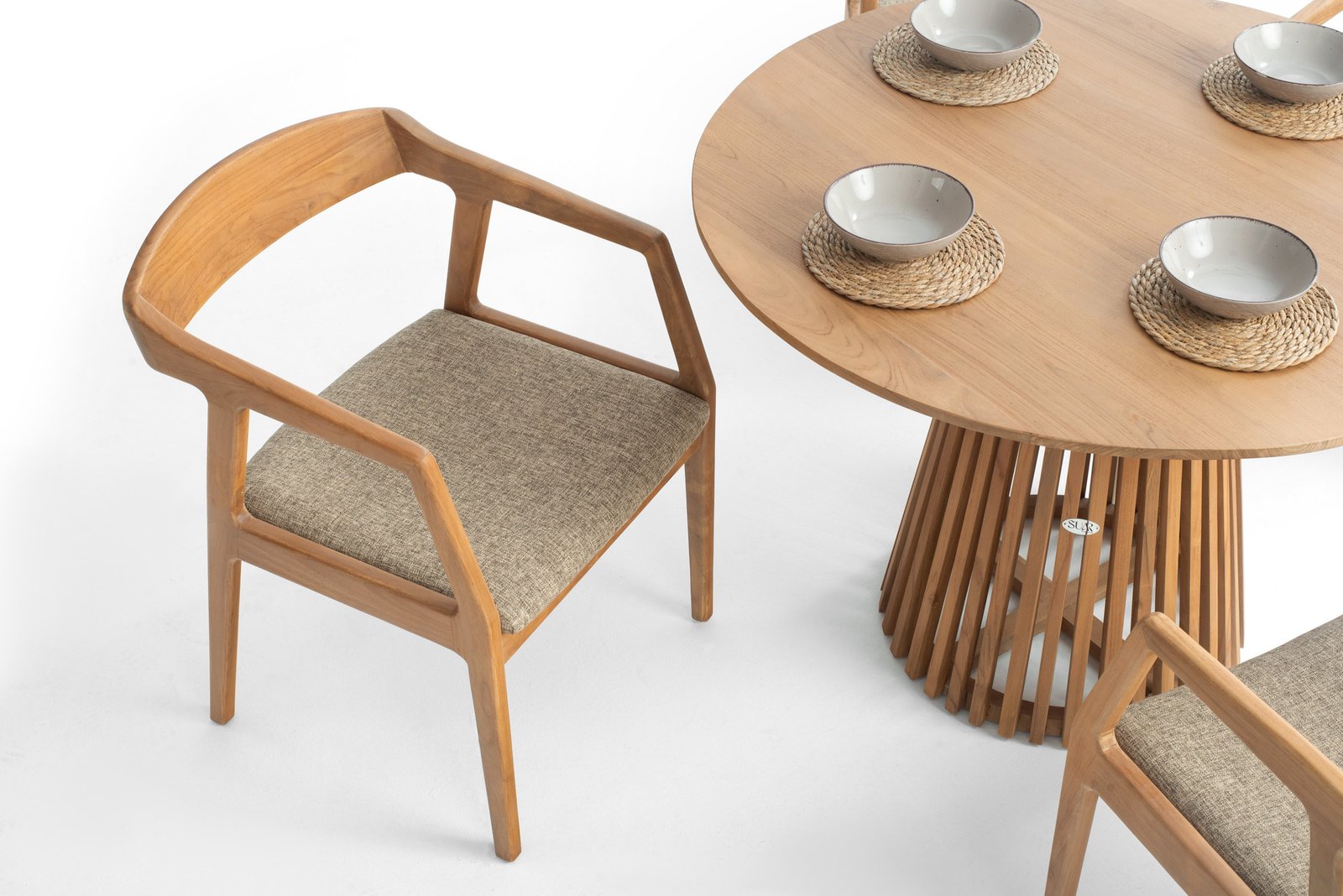 MUSHROOM DINING TABLE &HENDRY CHAIR Thumbnail